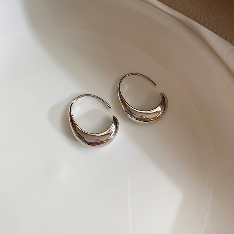 Pendientes Colette Crescent Hook Oro y Plata