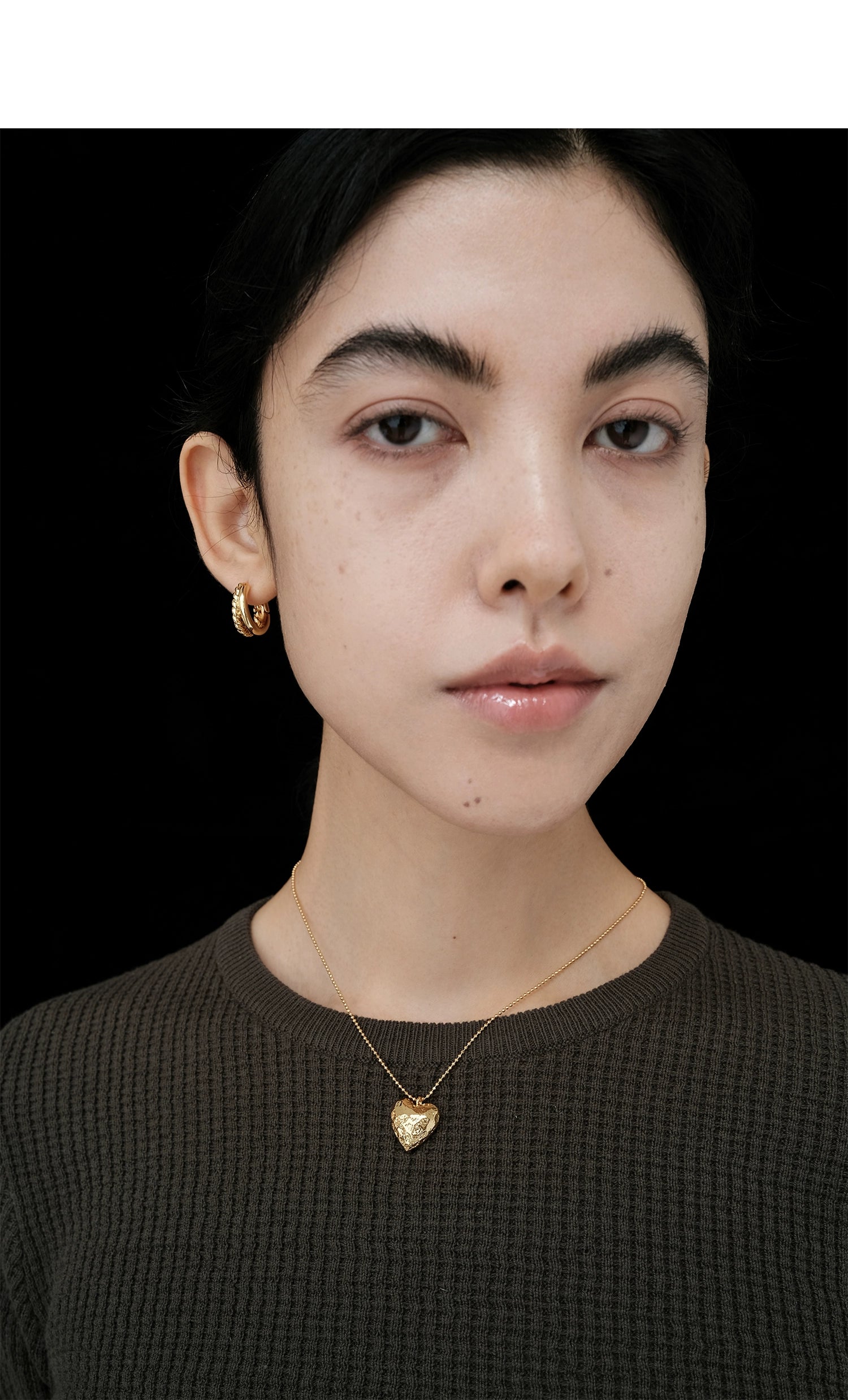 Pendientes de aro Duo Twisted &amp; Sleek en oro y plata