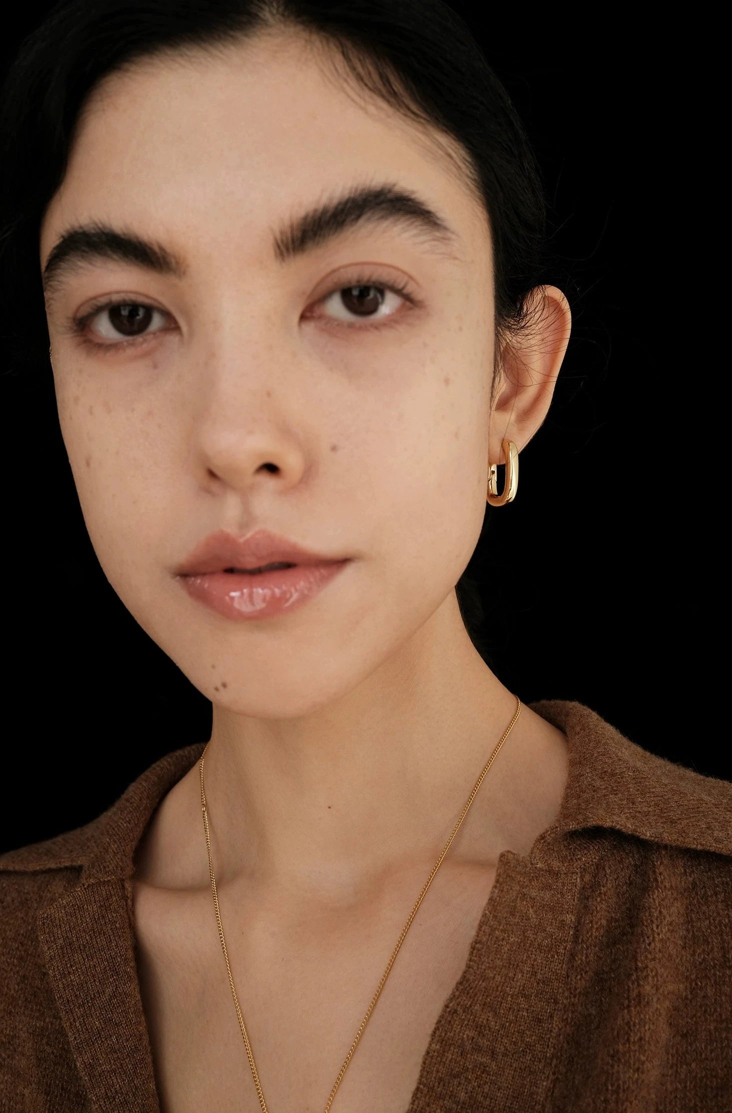 Oblession Essentials Square Hoops Large & Small Gold