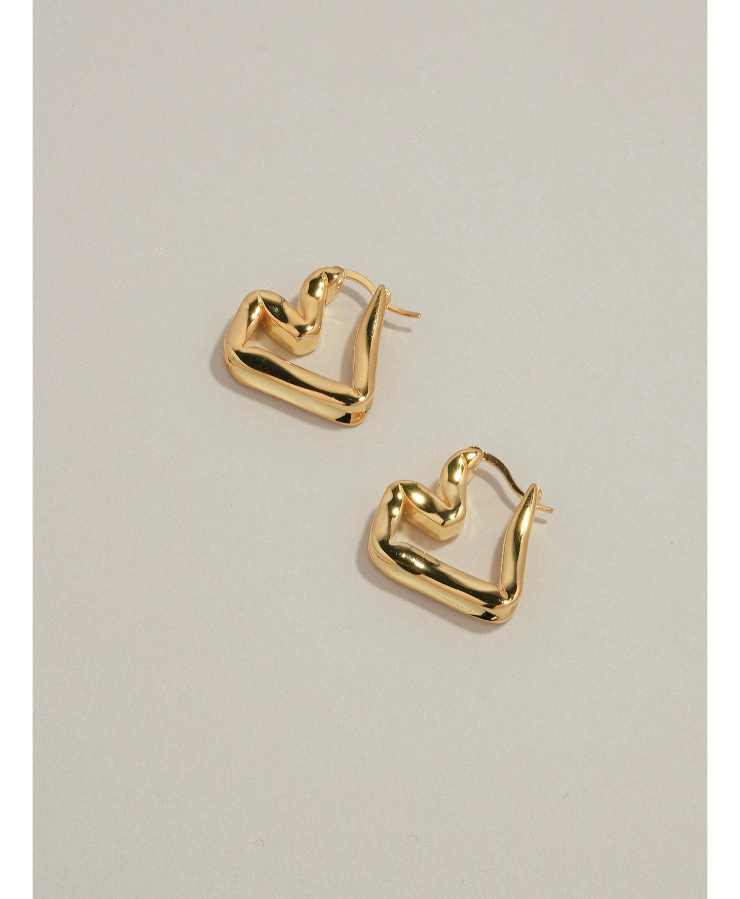 Pendientes Ricoh Aro Corazón Oro / Plata