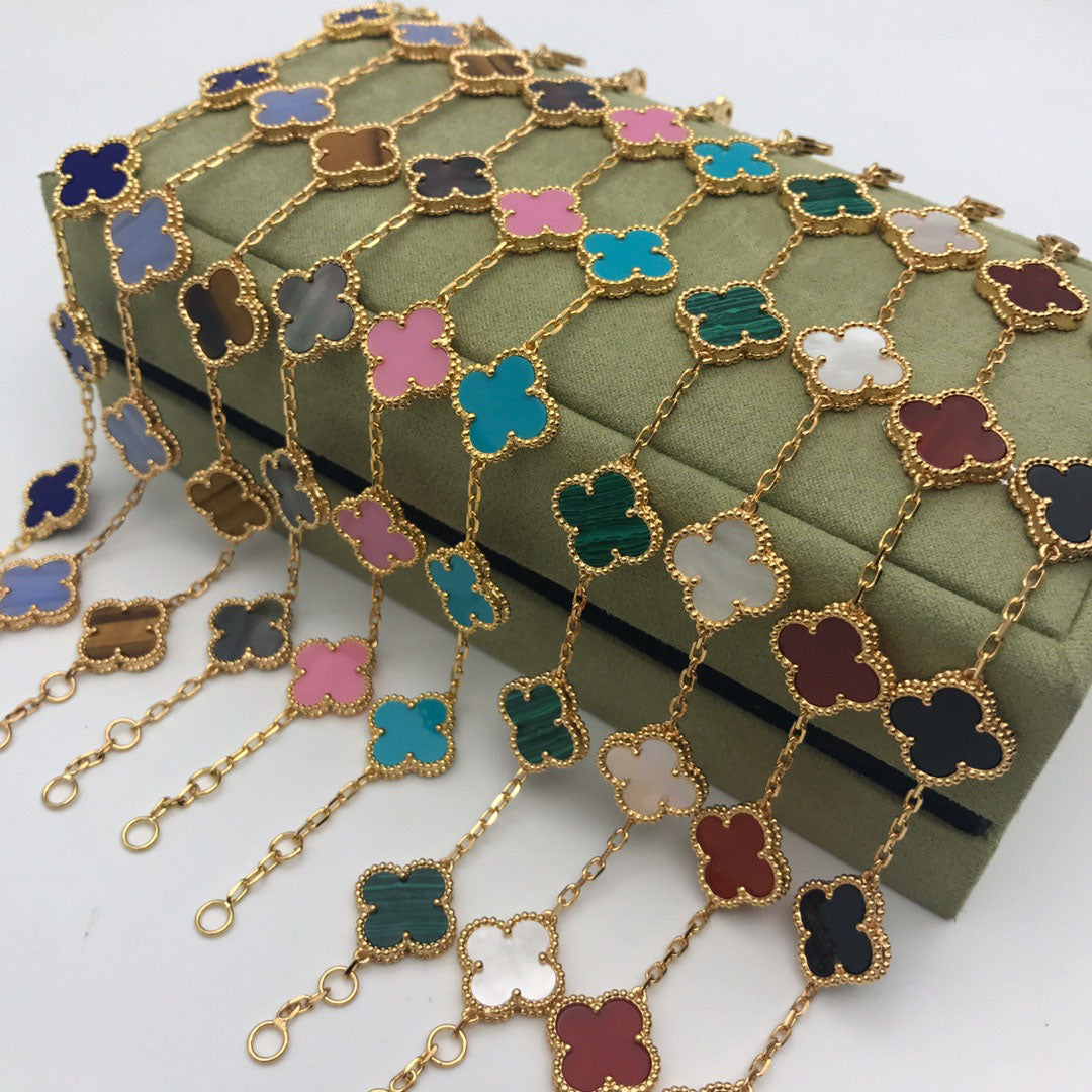 Rosalee Pulsera De Trébol De 15 Mm Con 5 Motivos