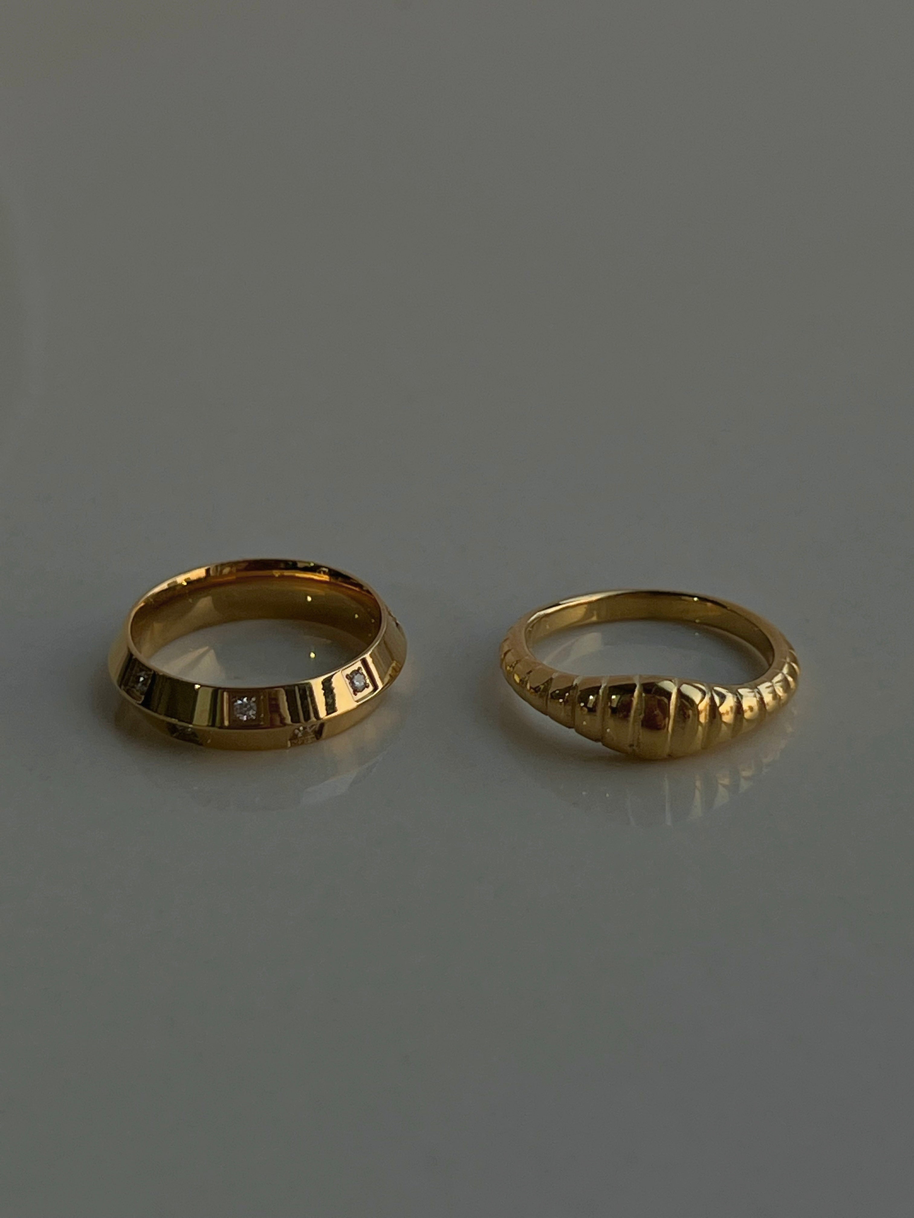 Oblession Bold Waterproof Statement Rings 18K