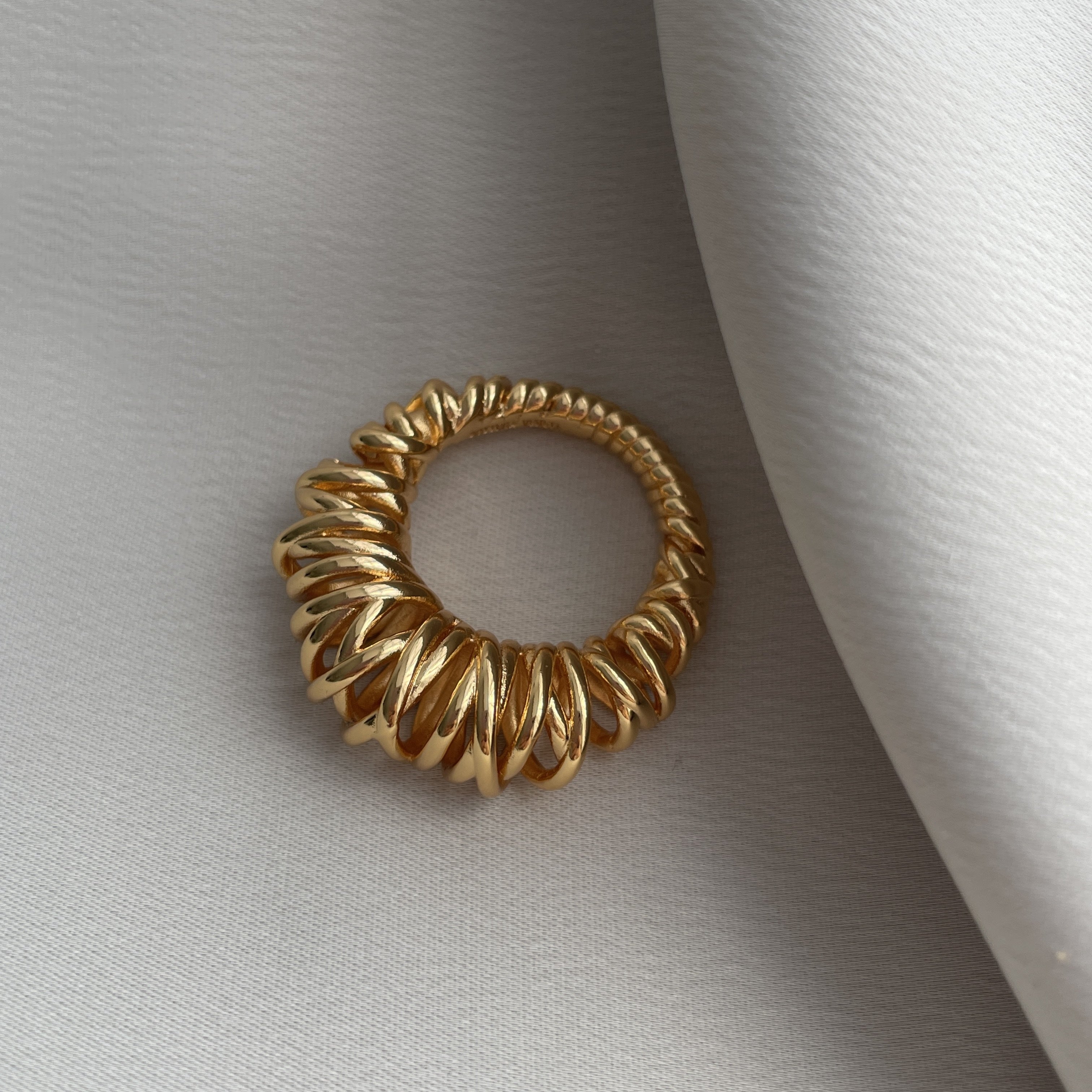 Maddalena Chunky Wired Ring 18K Gold