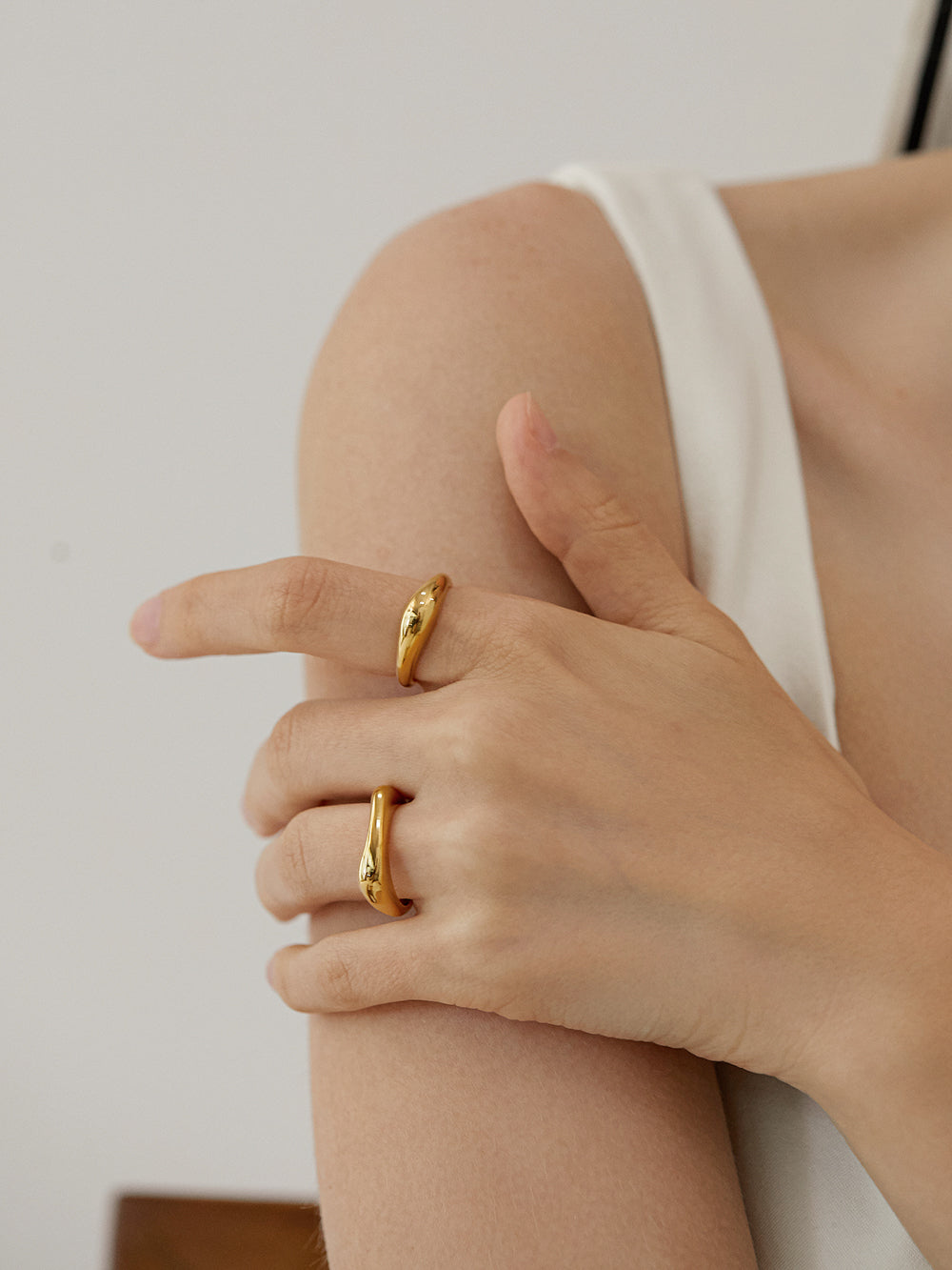 Loukia Contemporary 18K Gold Rings