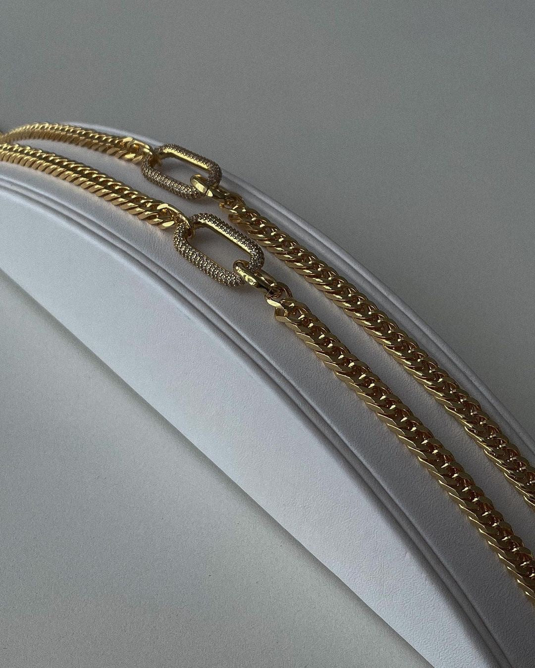 Thekla Curb Chain Necklace 18K Gold