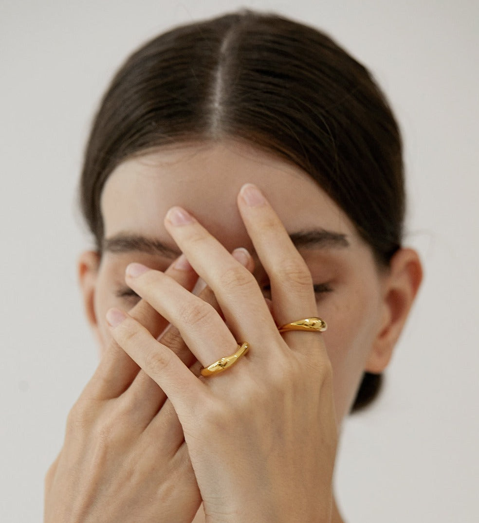 Loukia Contemporary 18K Gold Rings