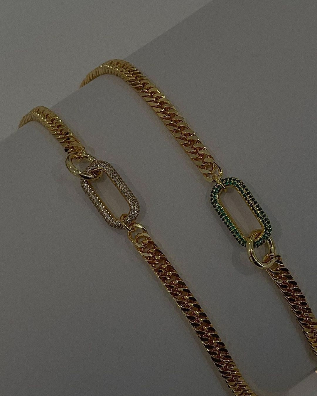 Thekla Curb Chain Necklace 18K Gold