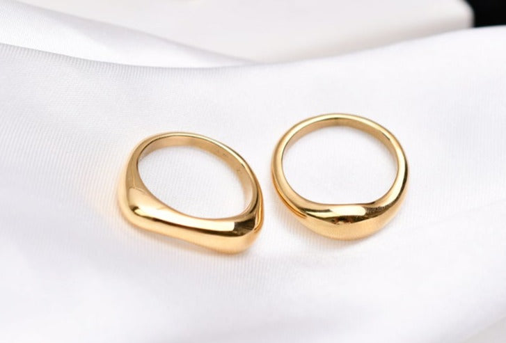 Loukia Contemporary 18K Gold Rings