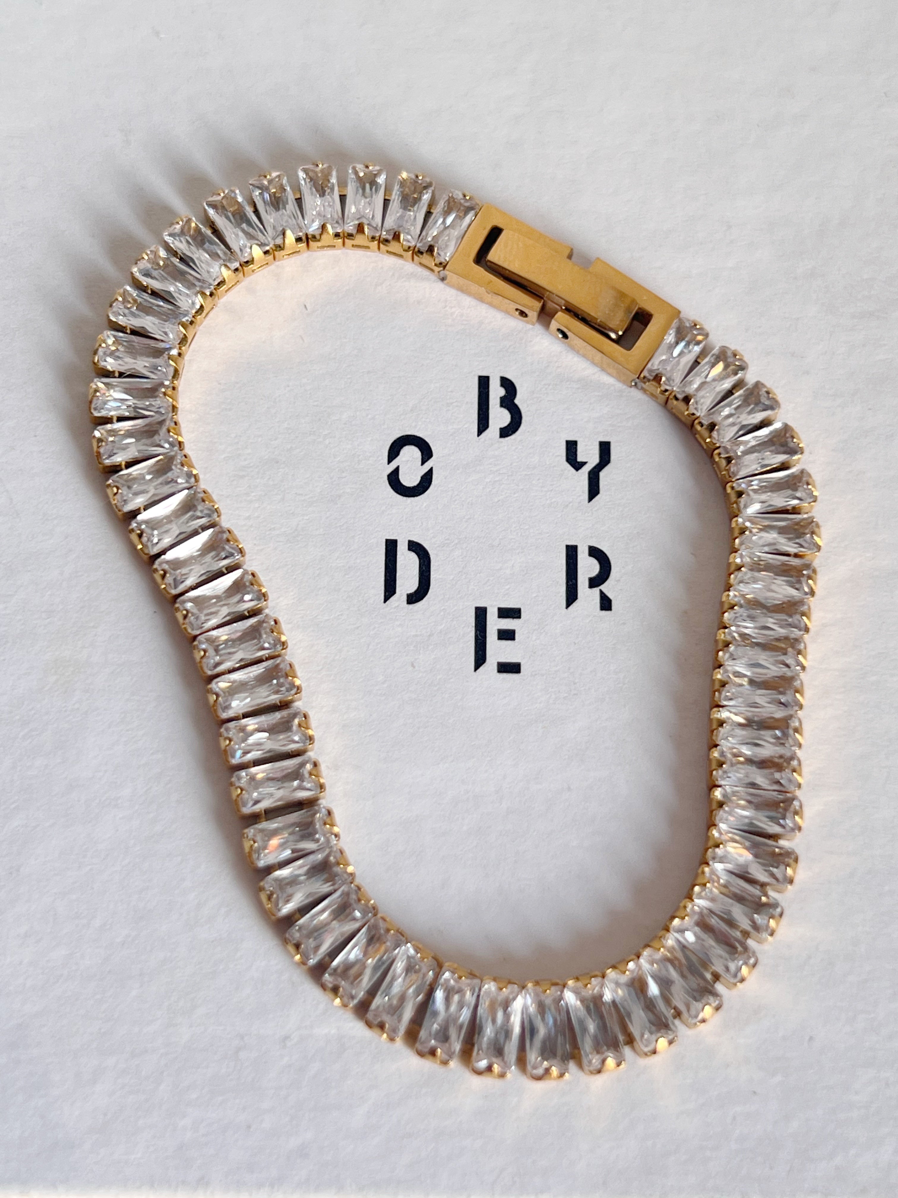 Zacharoula Baguette Chain Bracelet